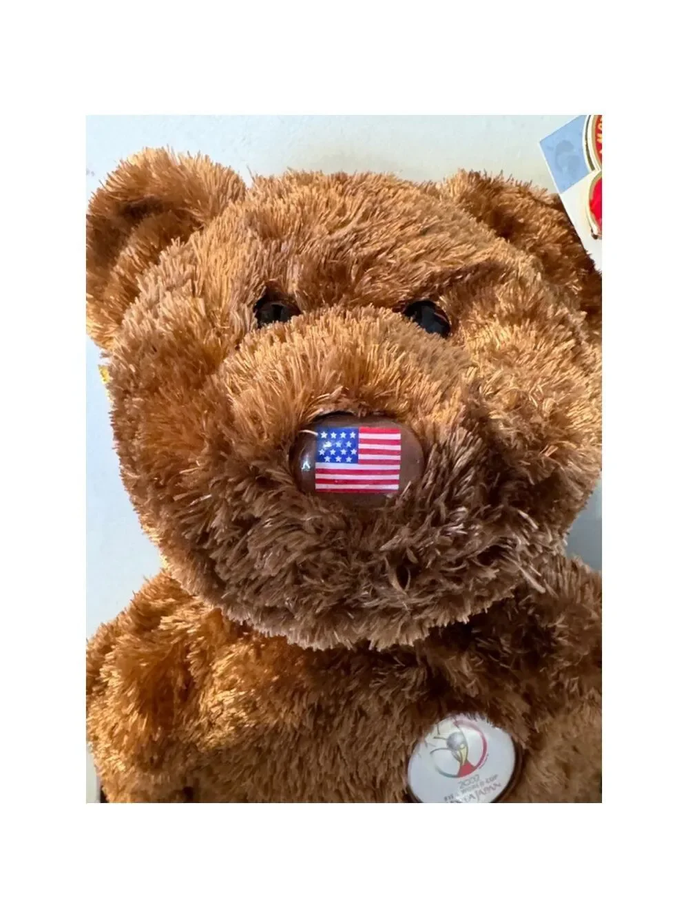 Ty Beanie Buddy Champion FIFA Brown Plush Toy One Size